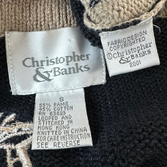 Women Whimsy Twee Novelty Knit Cardigan Sz S Kitsch Teacher Safari Zoo Button - Picture 7 of 9